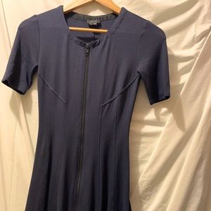 Short navy dress